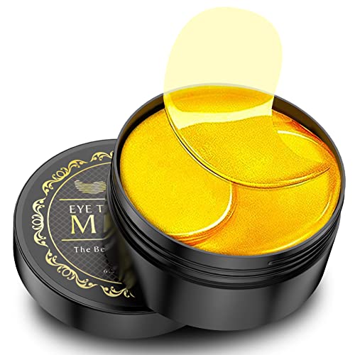 Under Eye Patches - 30 Pairs - 24K Gold Eye Mask- Puffy Eyes & Dark Circles T...