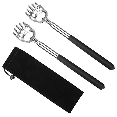 【Upgrade】2 Pack Bear Claw Back Scratcher - Portable Telescoping Backscratch...