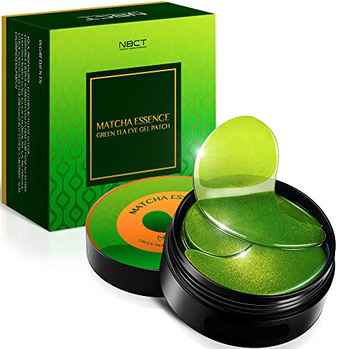 Collagen Eye Mask 60 pcs, Matcha Green Tea Extract Under Eye Patches, Eye Mas...