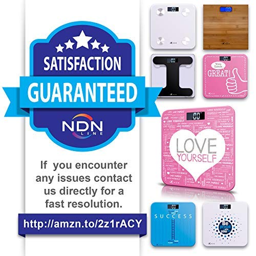 NDN LINE Digital Bathroom Scale (Bamboo)