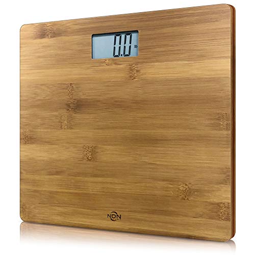 NDN LINE Digital Bathroom Scale (Bamboo)