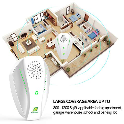 Neatmaster Ultrasonic Pest Repeller Electronic Plug in Indoor Pest Repellent,...