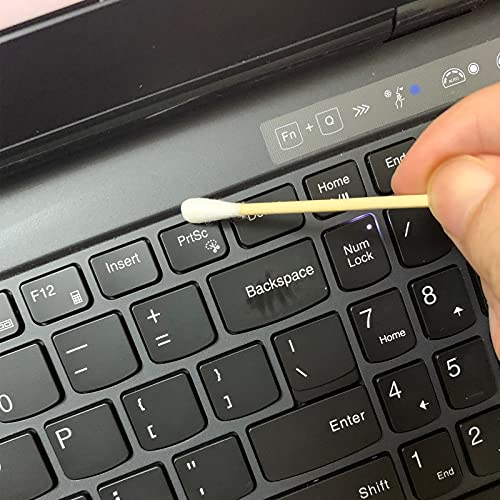 NEAWO 200 Count Cotton Swabs, Biodegradable Natural Bamboo Cotton Swabs for B...