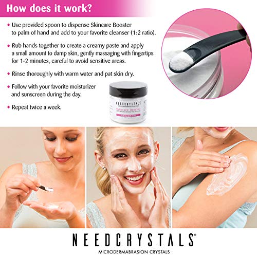 NeedCrystals Microdermabrasion Crystals 4 oz. / 113 gr. DIY Facial Scrub. Nat...