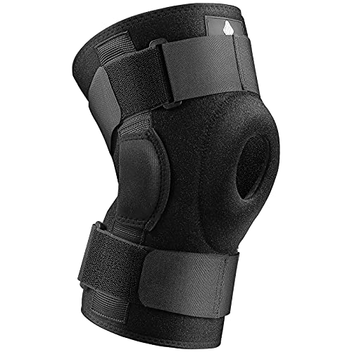 NEENCA Hinged Knee Brace, Adjustable Compression Knee Support Brace for Men &...