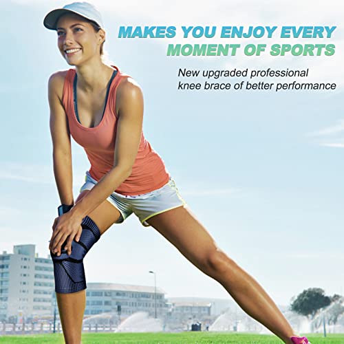 NEENCA Professional Knee Brace Compression Sleeve - Best Knee Pads Knee Brace...