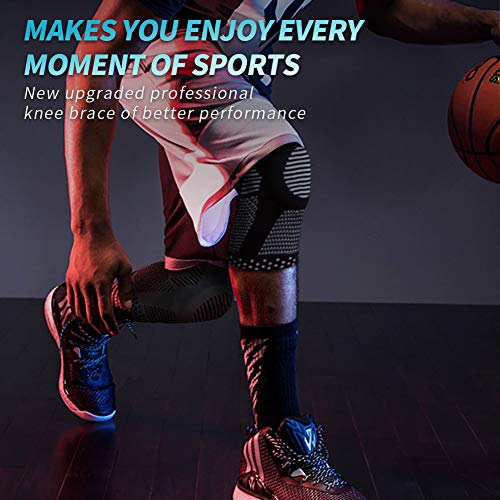 NEENCA Professional Knee Brace,Knee Compression Sleeve Support for Men Women ...
