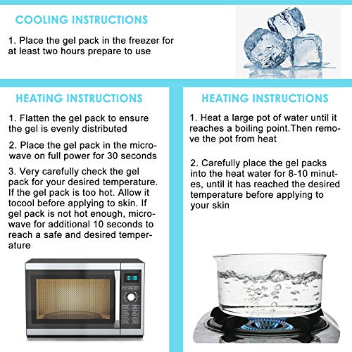 NEENCA Reusable Ice Pack(3 Packs of 4*9 Inches), Soft Touch Gel Packs for Hot...