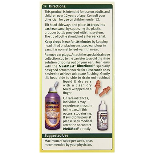 NeilMed Clearcanal Ear Wax Removal Complete Kit 2.5oz (75mL)