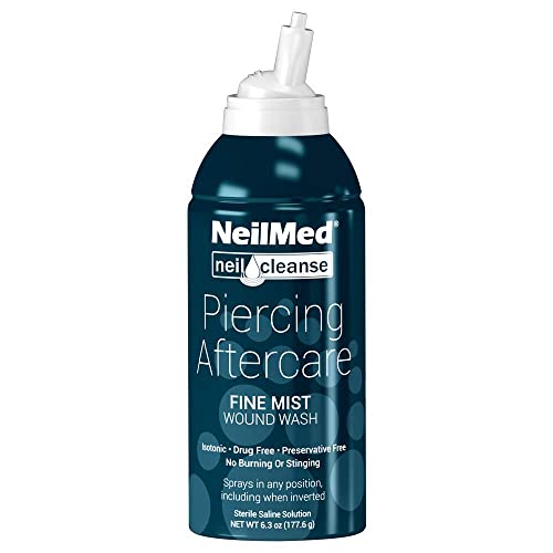 NeilMed NeilCleanse Piercing Aftercare, Fine Mist 177mL