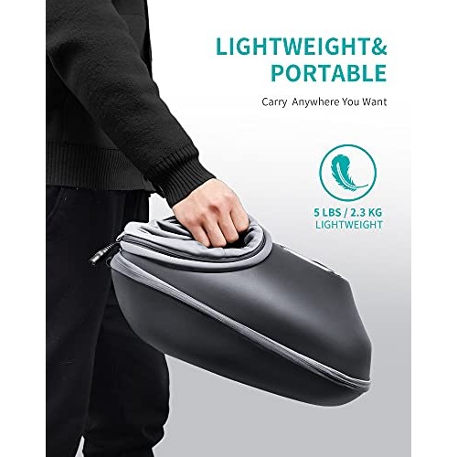 Nekteck Shiatsu Foot Massager Machine with Soothing Heat, Deep Kneading Thera...