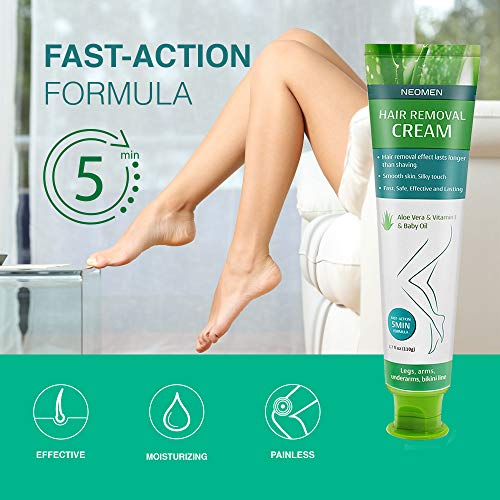 Neomen Hair Remover - Hair Removal Cream - Super Gentle & Safe Depilatory Cre...