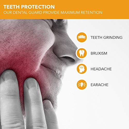 Neomen Mouth Guard for Teeth Grinding - 2 Sizes, Pack of 4 - New Upgraded Ant...