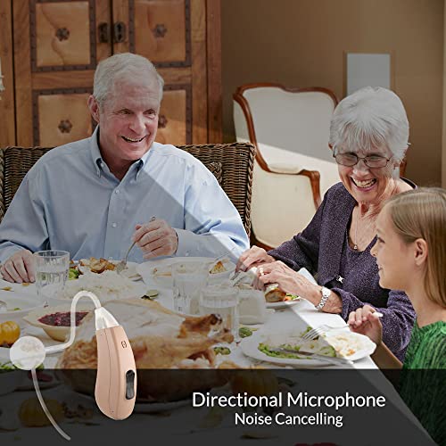 Bluetooth Hearing Aids Customizable for Seniors and Adults, APP Enabled Ampli...