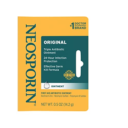 Neosporin Original First Aid Antibiotic Ointment with Bacitracin, Zinc for 24...