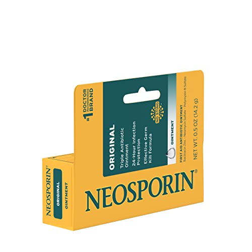 Neosporin Original First Aid Antibiotic Ointment with Bacitracin, Zinc for 24...