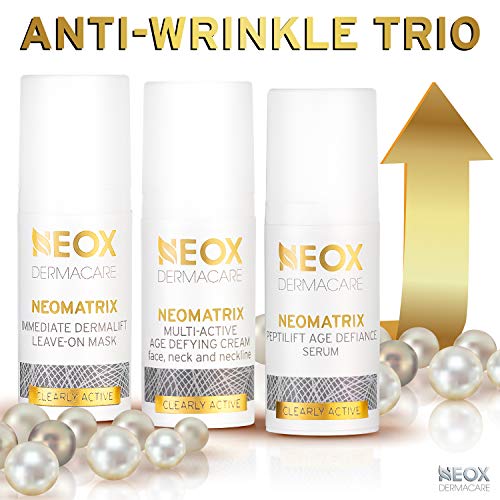 NeoMatrix Introduction Trio - 3 x 10ml Bottles Peptilift Serum DermaLift Leav...