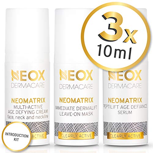 NeoMatrix Introduction Trio - 3 x 10ml Bottles Peptilift Serum DermaLift Leav...