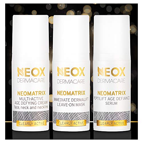 NeoMatrix Introduction Trio - 3 x 10ml Bottles Peptilift Serum DermaLift Leav...