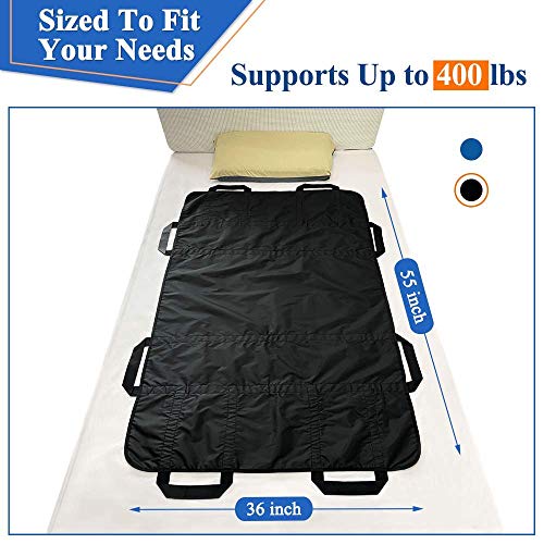 Bed Positioning Pad Transfer Board Draw Sheets with Handles for Hospital Bed ...