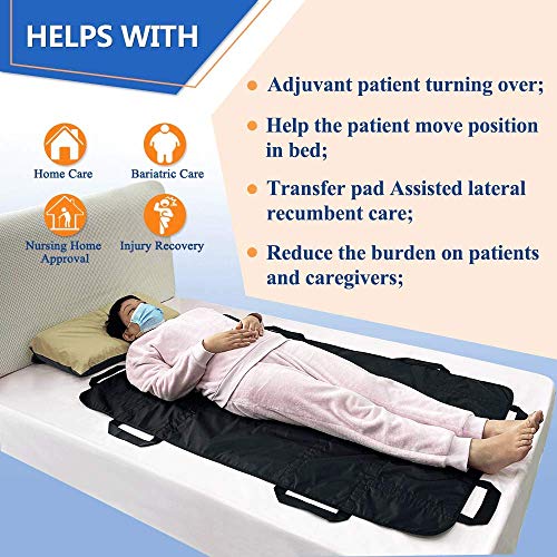 Bed Positioning Pad Transfer Board Draw Sheets with Handles for Hospital Bed ...