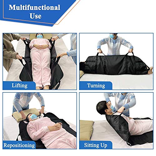 Bed Positioning Pad Transfer Board Draw Sheets with Handles for Hospital Bed ...