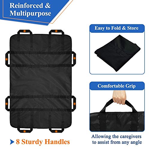 Bed Positioning Pad Transfer Board Draw Sheets with Handles for Hospital Bed ...