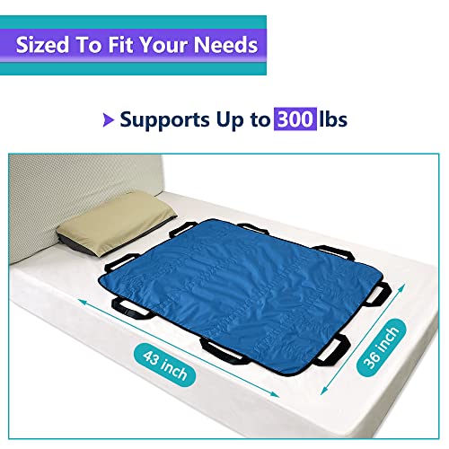 Bed Positioning Pad Transfer Board with Handles Draw Sheets for Hospital Bed ...