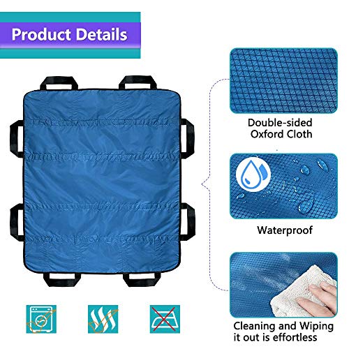 Bed Positioning Pad Transfer Board with Handles Draw Sheets for Hospital Bed ...