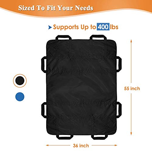 Positioning Bed Pad Patient Transfer Sheet with Handles Slide Boards Hospital...