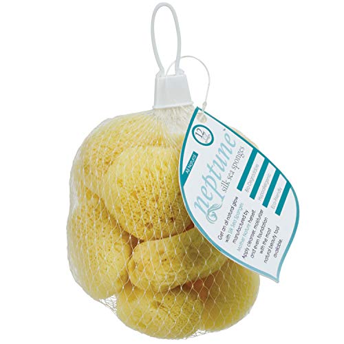 Neptune Natural Sea Soft Silk Sponge - for Cosmetic Use, Art, Facial Cleansin...