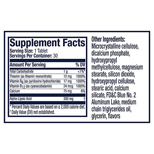 Nervive, Nerve Health for Nerve Support, Alpha Lipoic Acid, ALA, Vitamins B1,...