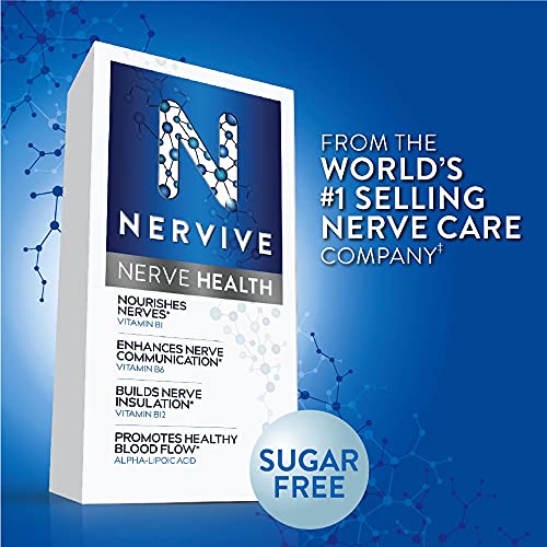 Nervive, Nerve Health for Nerve Support, Alpha Lipoic Acid, ALA, Vitamins B1,...