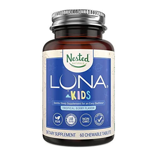 Luna Kids Sleep Supplement - For Children & Melatonin Sensitive Adults, Natur...