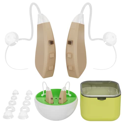 NETSTOP Rechargeable Hearing Aids | Portable Hearing Aid Amplifier for Senior...