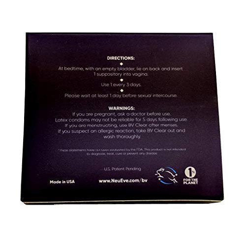 NeuEve® Suppository BV Clear – for Women <45 - Clearing Feminine Odor & Disch...