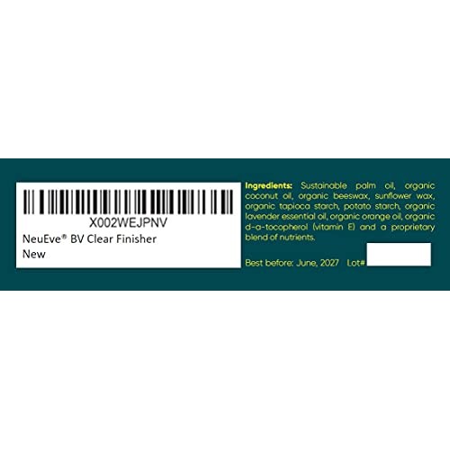 NeuEve® BV Clear Finisher (Customized) – Extra-Strength Formula – Use after Y...