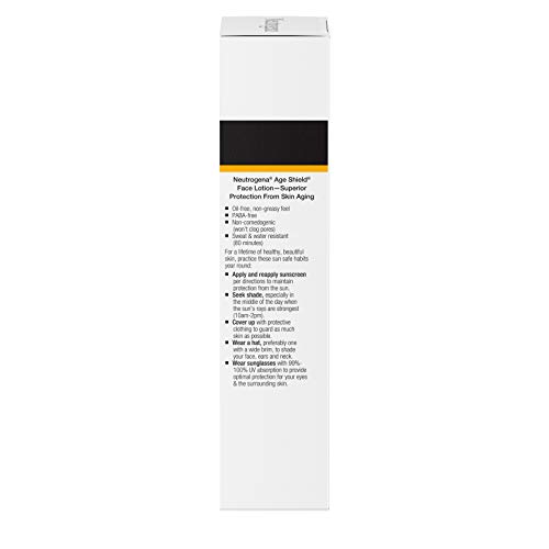 Neutrogena Age Shield Face Lotion Sunscreen with Broad Spectrum SPF 110, Oil-...