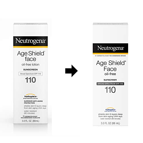 Neutrogena Age Shield Face Lotion Sunscreen with Broad Spectrum SPF 110, Oil-...