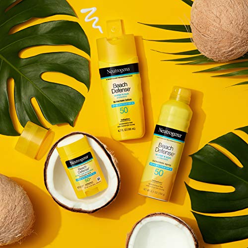 Neutrogena Beach Defense Sunscreen Spray SPF 50 Water-Resistant Sunscreen Bod...