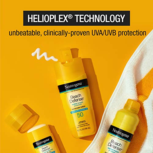 Neutrogena Beach Defense Water Resistant Sunscreen Lotion with Broad Spectrum...