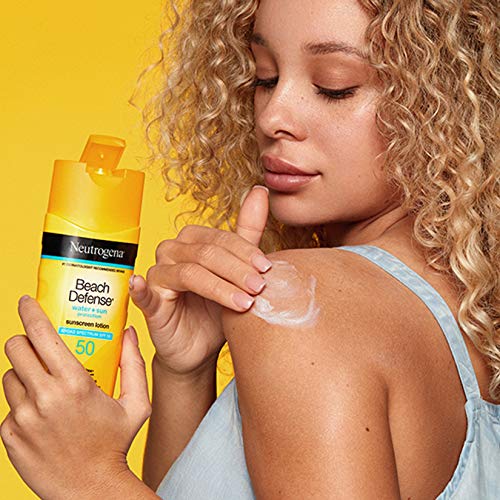 Neutrogena Beach Defense Water Resistant Sunscreen Lotion with Broad Spectrum...