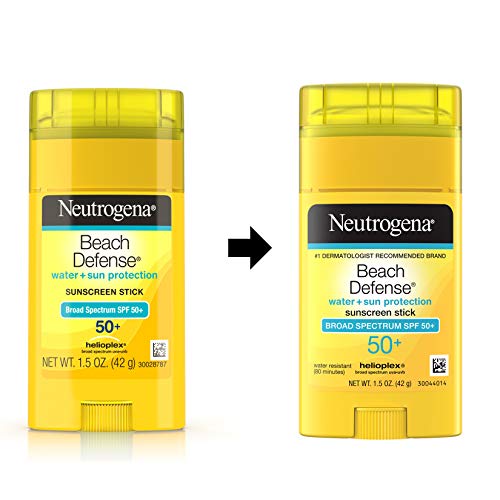 Neutrogena Beach Defense Water-Resistant Sunscreen Stick with Broad Spectrum ...