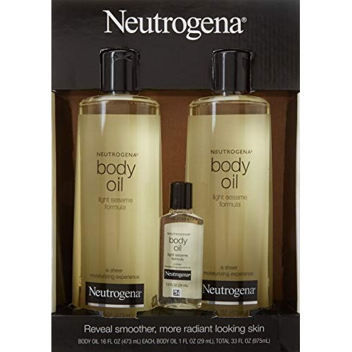 Neutrogena Body Oil Light Sesame Formula Sesame Oil, 16 fl. oz/pack - (pack o...