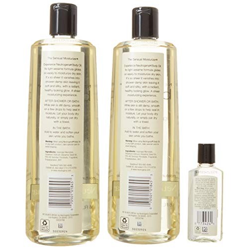 Neutrogena Body Oil Light Sesame Formula Sesame Oil, 16 fl. oz/pack - (pack o...