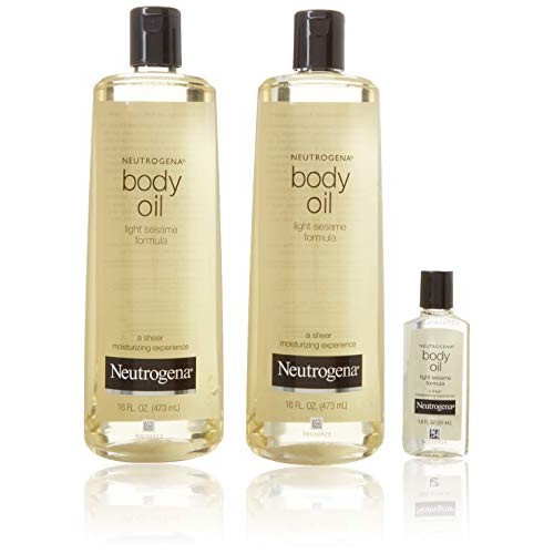 Neutrogena Body Oil Light Sesame Formula Sesame Oil, 16 fl. oz/pack - (pack o...