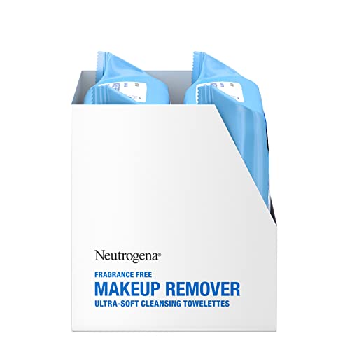 Neutrogena Cleansing Fragrance Free Makeup Remover Facial Wipes, Daily Cleans...