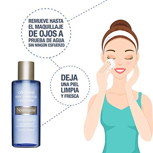 Neutrogena Cleansing Oil-Free Eye Makeup Remover, 5.5 Fluid Ounce (Pack of 3)