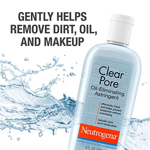Neutrogena Clear Pore Oil-Eliminating Astringent with Salicylic Acid, Pore Cl...