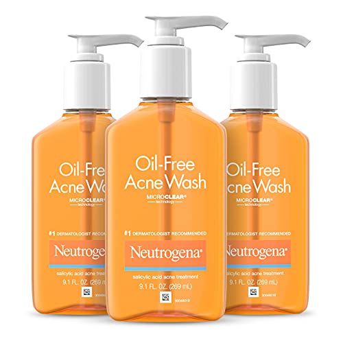 Neutrogena Daily Oil-Free Acne Fighting Facial Cleanser with Salicylic Acid T...